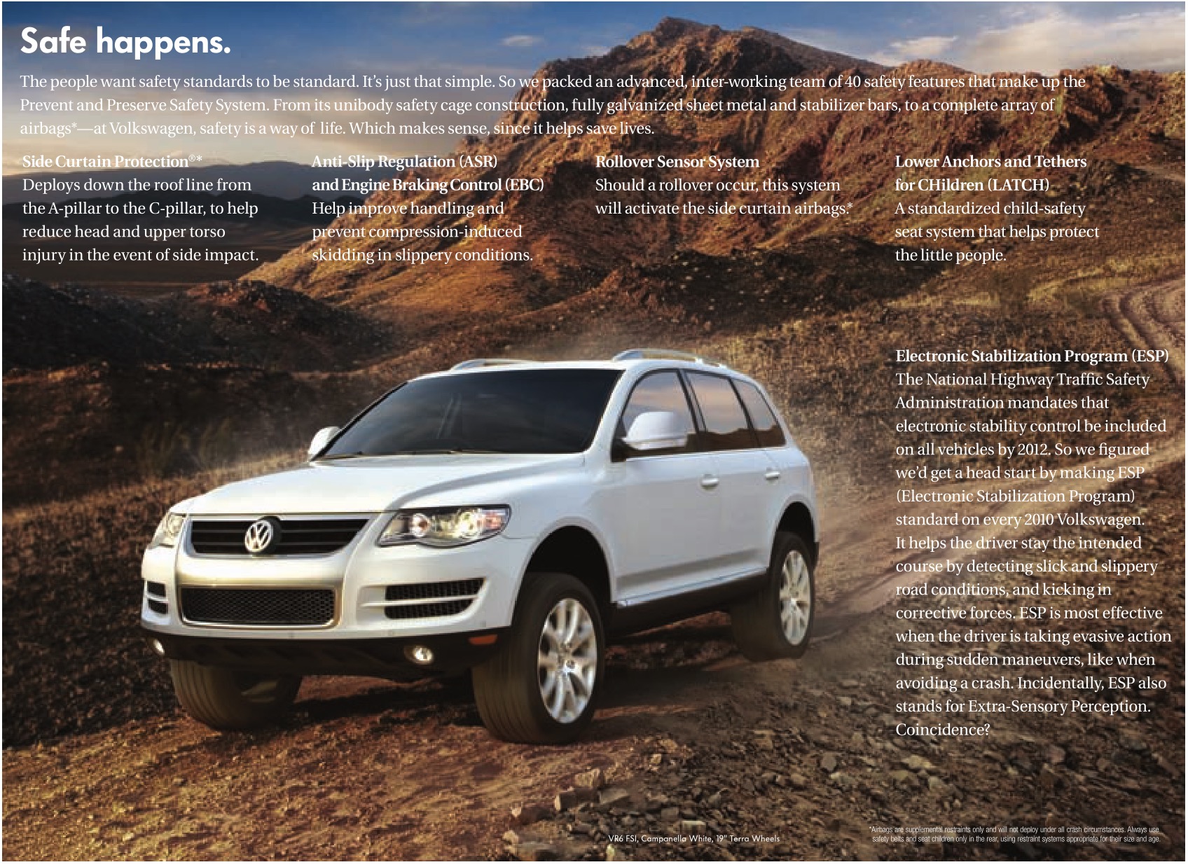 2010 VW Touareg Brochure Page 5